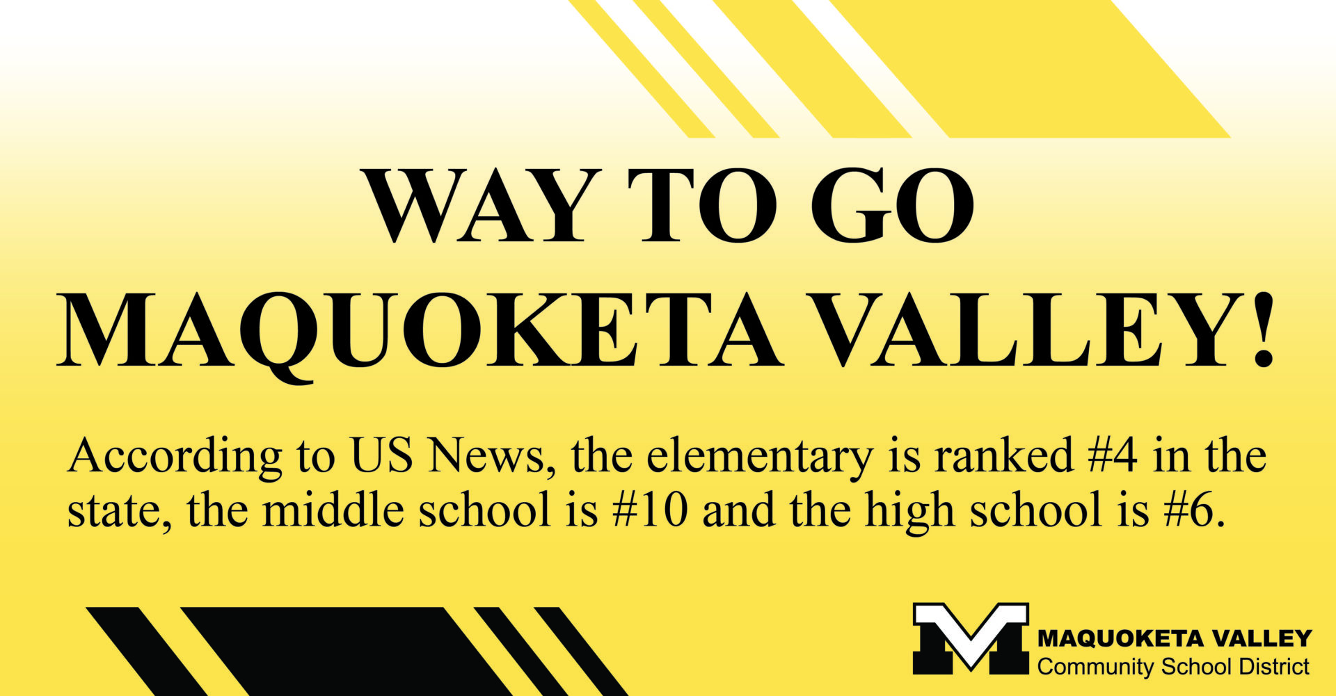 Way to go MV