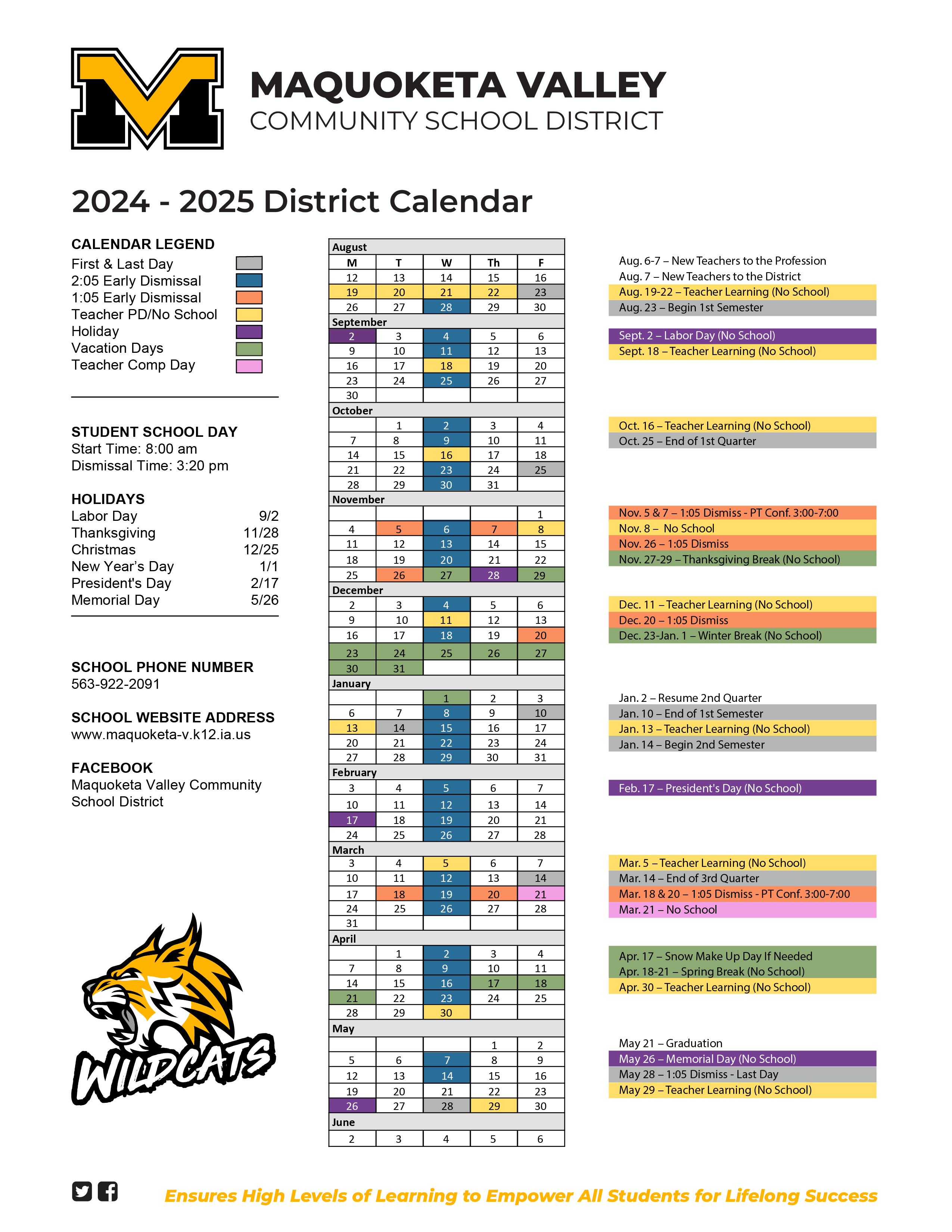 Udc Academic Calendar Spring 2025 Pdf Delia Terrijo