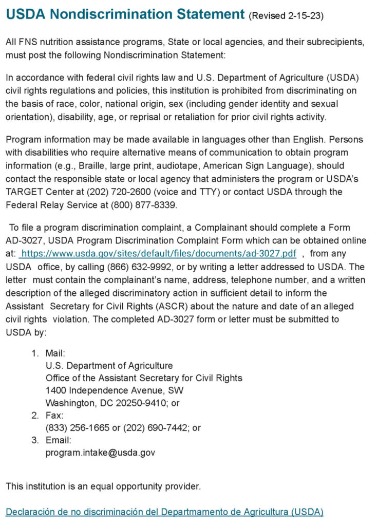 USDA Nondiscrimination Statement (Revised 2-15-23) - Google Docs_Page_1